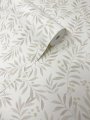 Grandeco Sage Trail Foliage Neutral Wallpaper