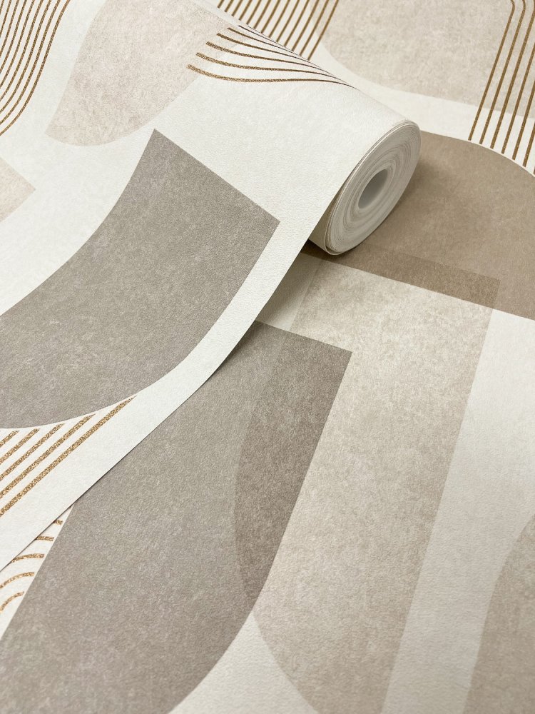 Grandeco Maison Lakana Taupe Wallpaper MN3304