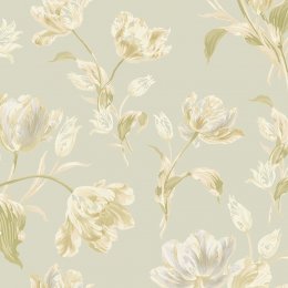 Laura Ashley Gosford Sage Green Wallpaper