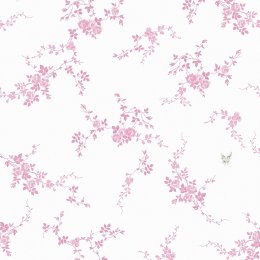 Rachel Ashwell Butterflies Pink Wallpaper