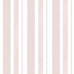 Rachel Ashwell Watercolour Stripe Pink Wallpaper