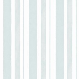 Rachel Ashwell Watercolour Stripe Blue Wallpaper