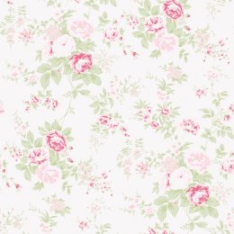 Rachel Ashwell Wild Flower Pink Wallpaper