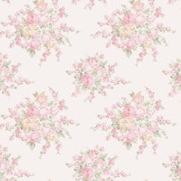 Rachel Ashwell Rose Blossom Pink Multi Wallpaper