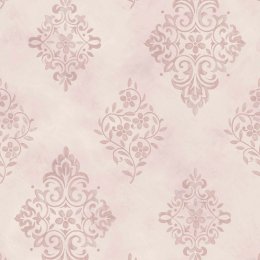 Rachel Ashwell Diamond Motif Pink Wallpaper