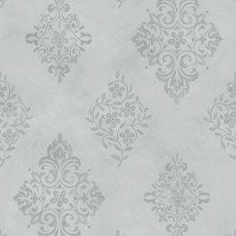 Rachel Ashwell Diamond Motif Blue Wallpaper