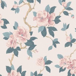 Laura Ashley Maya Linen Wallpaper