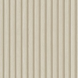 Galerie Eden Wood Stripe Light Brown Wallpaper