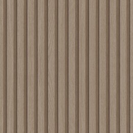 Galerie Eden Wood Stripe Warm Brown Wallpaper