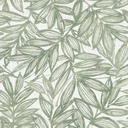 A Street Prints Rhythmic Sage Wallpaper with hand-drawn leaves