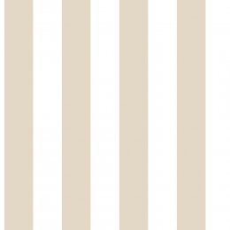 Galerie Awning Stripe Beige Wallpaper