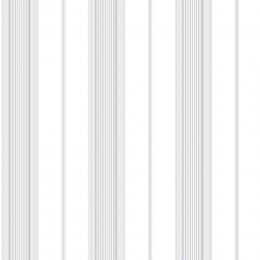 Galerie Slim Stripe Grey / Silver / Black Wallpaper