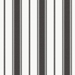 GalerGalerie Heritage Stripe Black Wallpaper