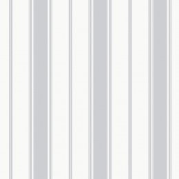 Galerie Heritage Stripe Grey Wallpaper