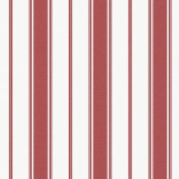 Galerie Heritage Stripe Red Wallpaper