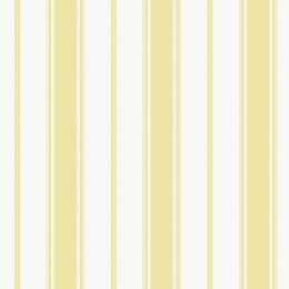 Galerie Heritage Stripe Yellow Wallpaper