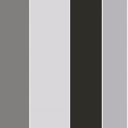 Galerie Wide Stripe Black / Grey Wallpaper