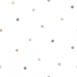 Galerie Dots Beige/Grey/Tan Wallpaper