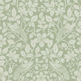 Crown Marlow Green Wallpaper