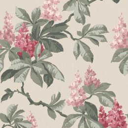 Crown Chestnut Floral Pink Wallpaper