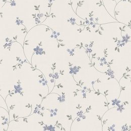 Galerie Petit Floral Motif Blue Wallpaper