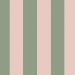 Canopy Stripe Green & Pink wallpaper with bold green and pink stripes