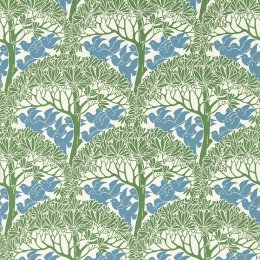 Morris & Co The Savaric Garden Green Wallpaper