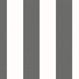 Bold black and white stripe wallpaper by Ohpopsi