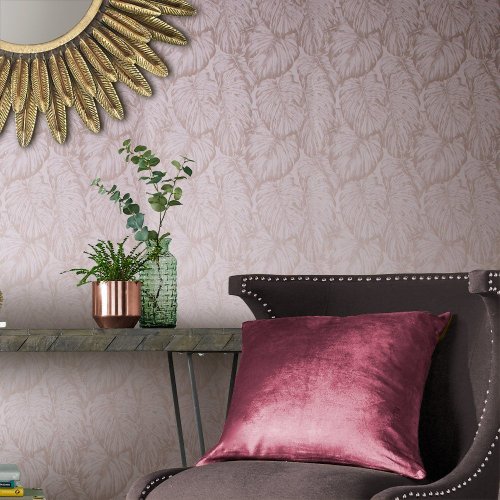 Graham & Brown Tropical Blush Wallpaper Room