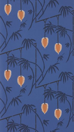 Harlequin Kimiko Majorelle / Clementine Wallpaper Long