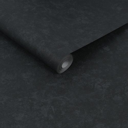 Superfresco Easy Organic Plain Black Wallpaper Roll