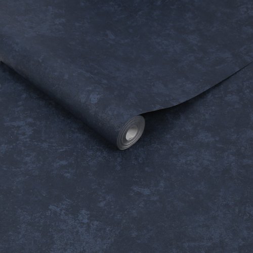 Superfresco Easy Organic Plain Navy Wallpaper Roll