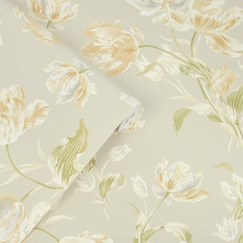 Laura Ashley Gosford Sage Green Wallpaper Roll