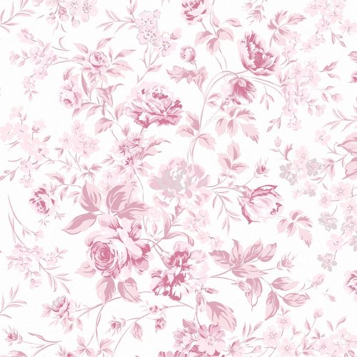 Rachel Ashwell Romantic Rose Pink Wallpaper