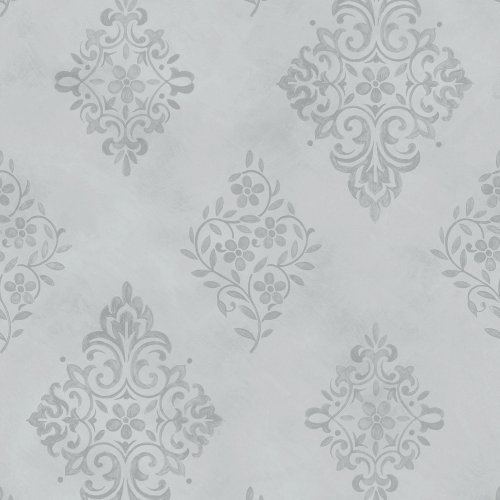 Rachel Ashwell Diamond Motif Blue Wallpaper