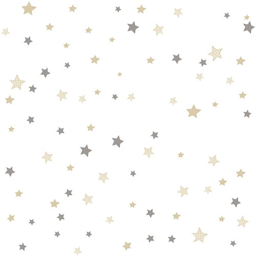 Galerie Stars Silver/Grey Wallpaper