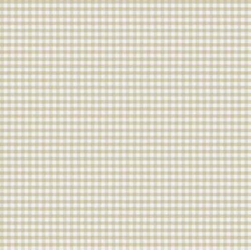Galerie Two Tone Gingham Beige Wallpaper