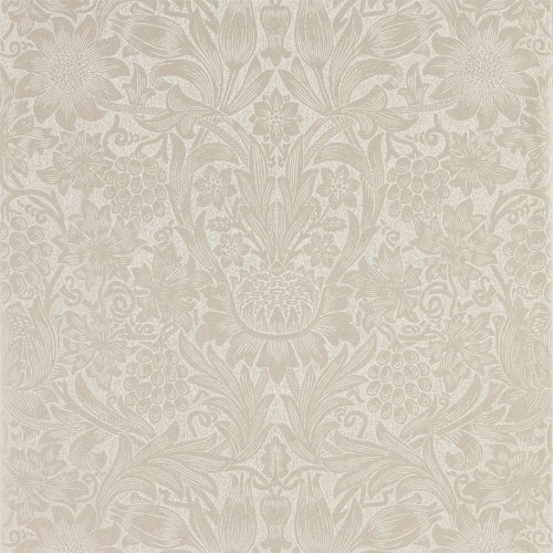 Morris & Co Pure Sunflower Pearl & Ivory Wallpaper