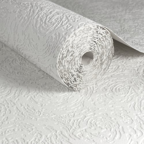 Superfresco Swirl Paintable Wallpaper Roll