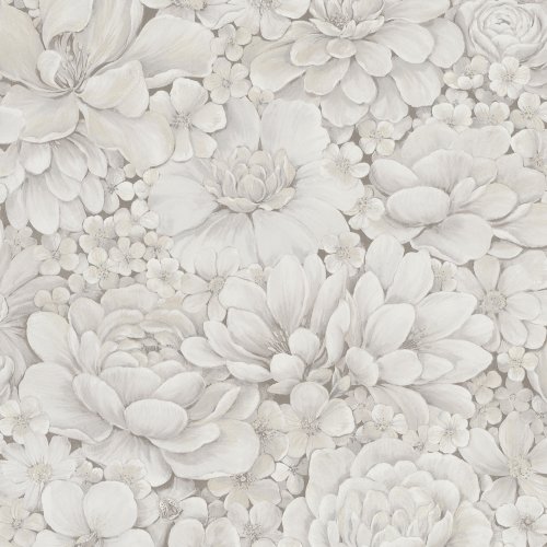 Galerie Eden Floral Texture Beige Wallpaper