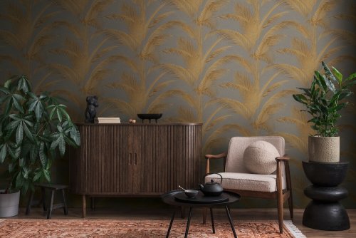 Michalsky Fern Gold Wallpaper