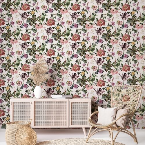 Galerie Flora Floral Rhapsody Wallpaper