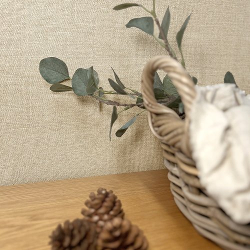 Belgravia Decor Carmella Texture Beige Wallpaper Room