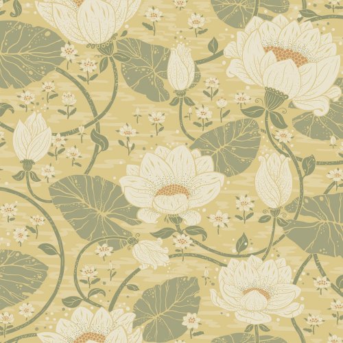 Galerie Eva Light Yellow Wallpaper