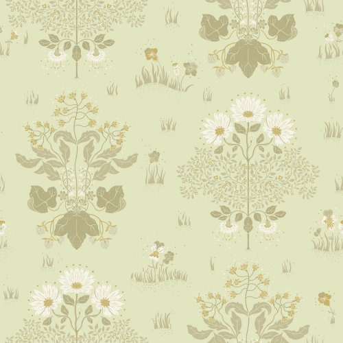 Galerie Edla Light Green Wallpaper