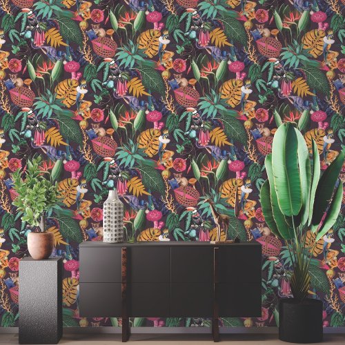 Holden Decor Wonderland Plum Wallpaper Room