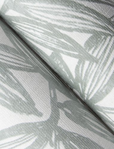 Elegant grey botanical wallpaper with an artistic feel