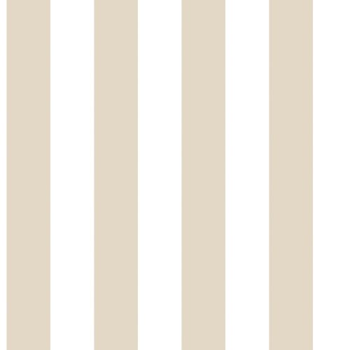 Galerie Awning Stripe Beige Wallpaper