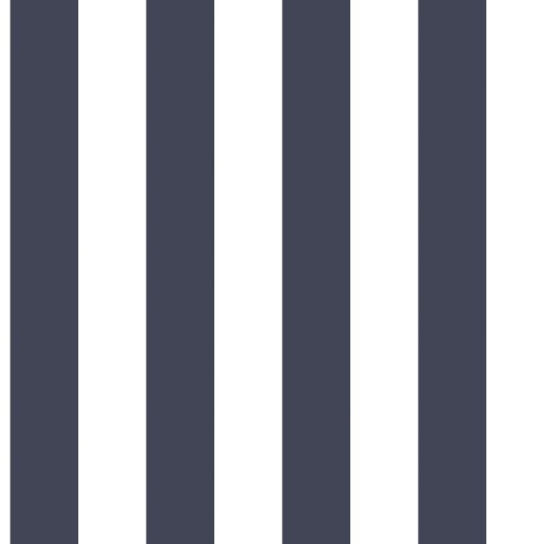 Galerie Awning Stripe Navy Wallpaper