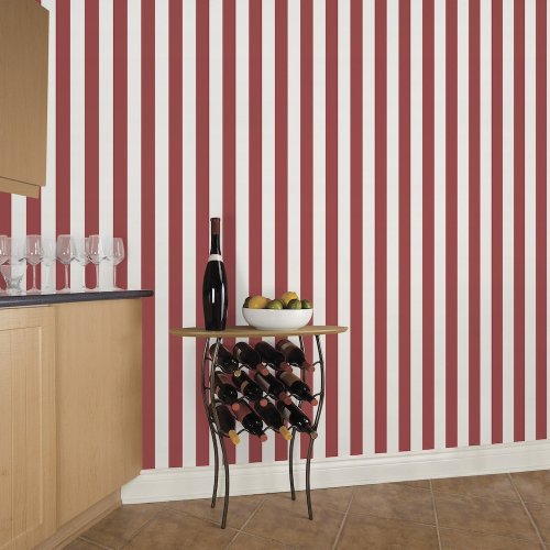 Galerie Awning Stripe Red Wallpaper Room